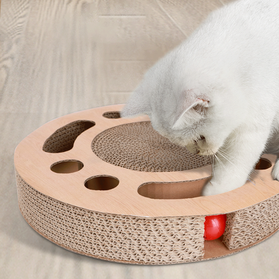 Juguete inteligente  rascador para gatos 2 en 1